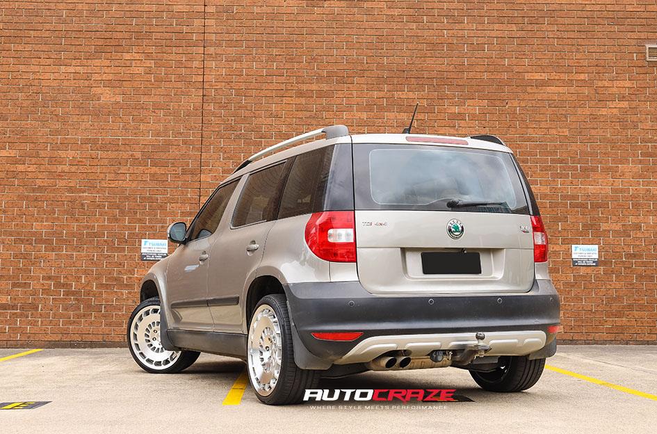 SKODA YETI CCV SILVER MACHINED FACE